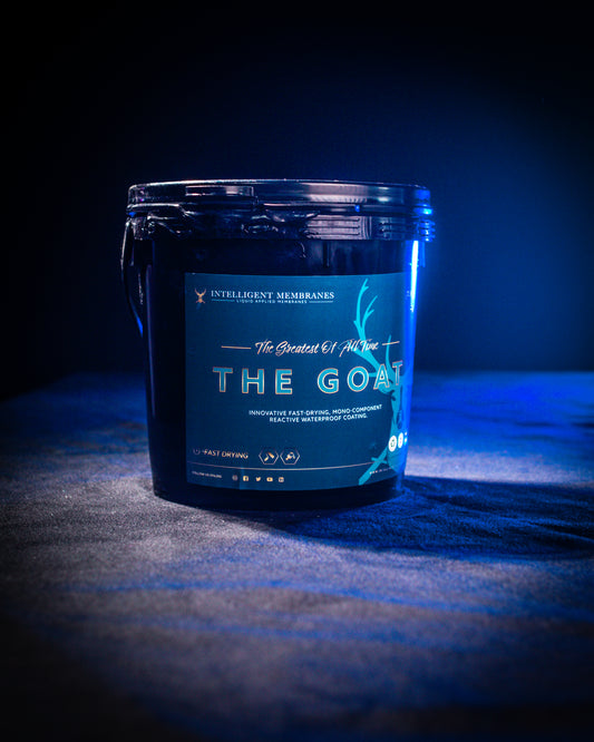 The Goat Flexible Waterproof Coating Paint (7.5KG) – White Brush/Poured