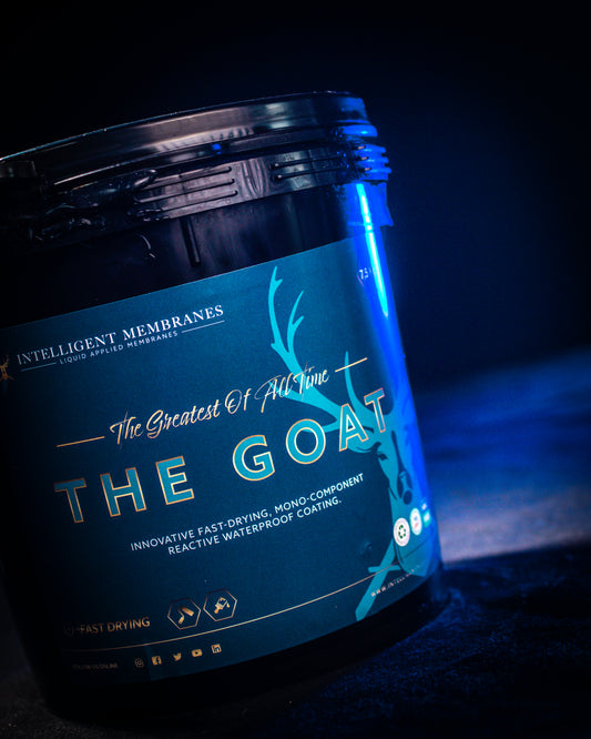 The Goat Flexible Waterproof Coating Paint (7.5KG) – Gray Brush/Poured