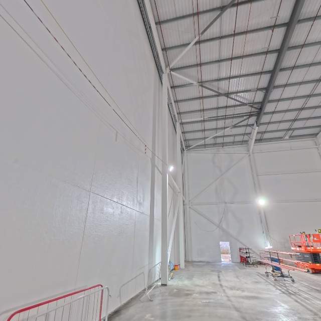 Airtight and on show: Airtight White as the finished surface