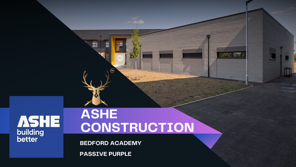 Bedford Academy Expansion – Achieving 0.43 ACH Airtightness with Passive Purple