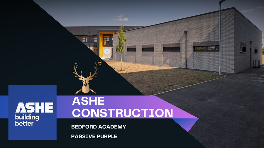 Bedford Academy Expansion – Achieving 0.43 ACH Airtightness with Passive Purple