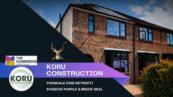 Ferndale Rise Retrofit: Achieving 0.54 ACH with Passive Purple & Brick Seal