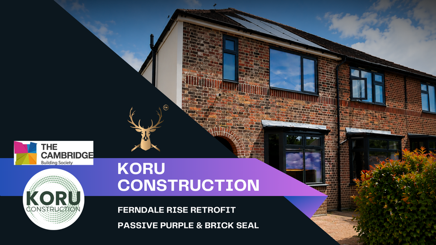 Ferndale Rise Retrofit: Achieving 0.54 ACH with Passive Purple & Brick Seal
