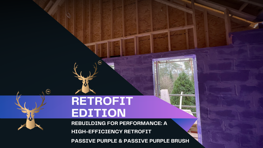London Retrofit Project Achieves Outstanding 0.3 ACH Airtightness with Passive Purple