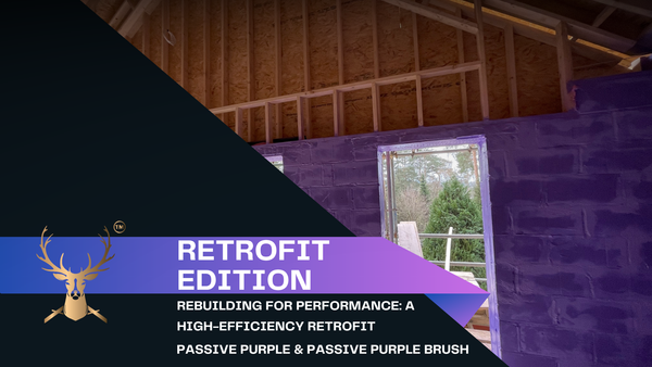 London Retrofit Project Achieves Outstanding 0.3 ACH Airtightness with Passive Purple