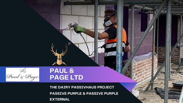 The Dairy Passivhaus Project Achieves Outstanding Airtightness with Passive Purple