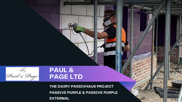 The Dairy Passivhaus Project Achieves Outstanding Airtightness with Passive Purple