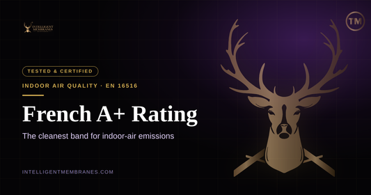 Passive Purple French A+ indoor air emissions rating — EN 16516