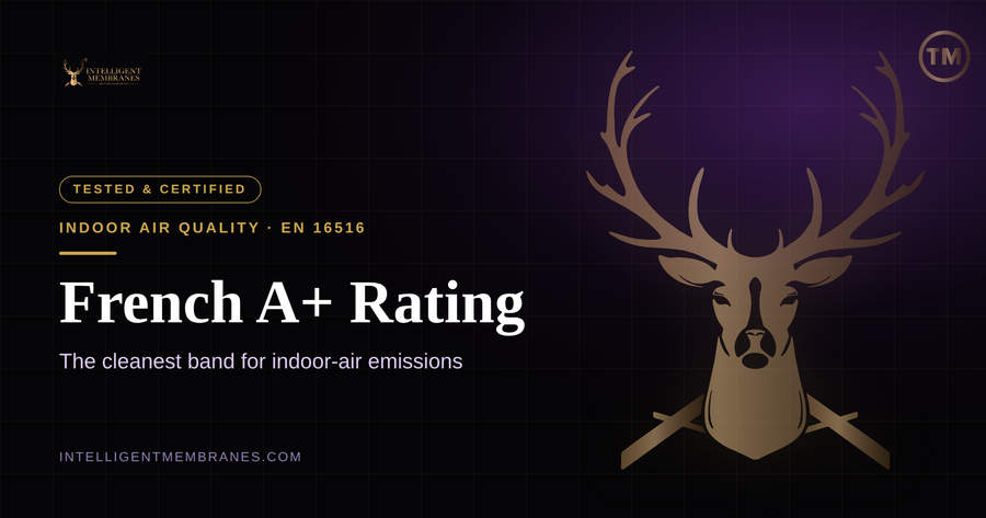Passive Purple Achieves the French A+ Indoor-Air Rating