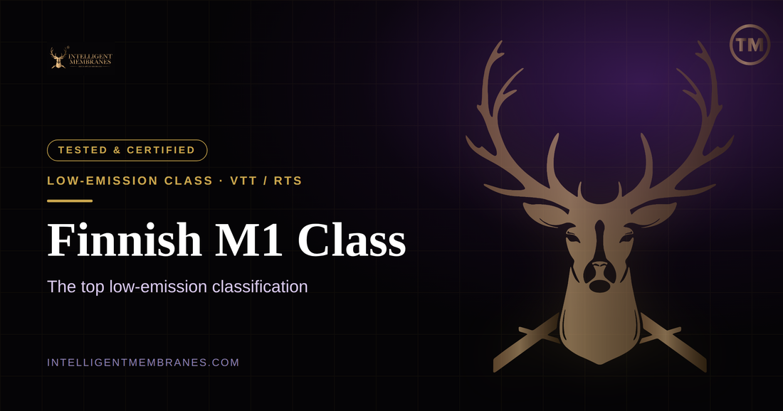 Passive Purple Finnish M1 emission class — low-emission building material