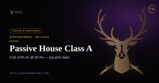 Passive Purple Passive House Institute Class A airtight — EN 12114