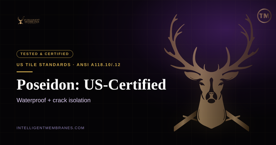 Poseidon Meets the US Tile Standards: ANSI A118.10 & A118.12
