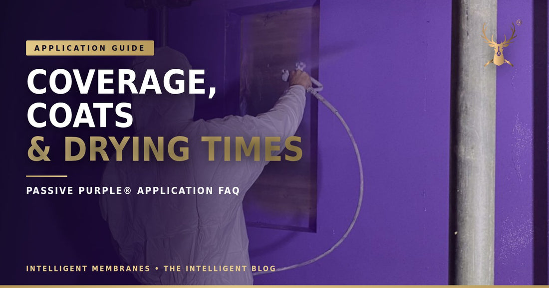 Passive Purple application FAQ — coverage, coats and drying times
