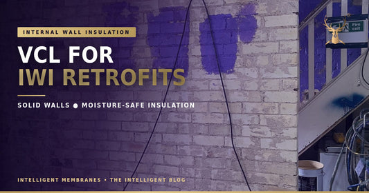 VCL for internal wall insulation — moisture-safe retrofit with Passive Purple liquid vapour control