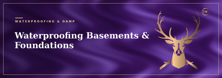 Waterproofing Basements and Foundations (Brush or Poured)