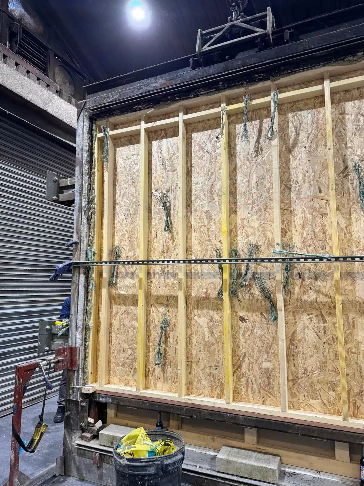 Example Wall for Flame Retardant Paint