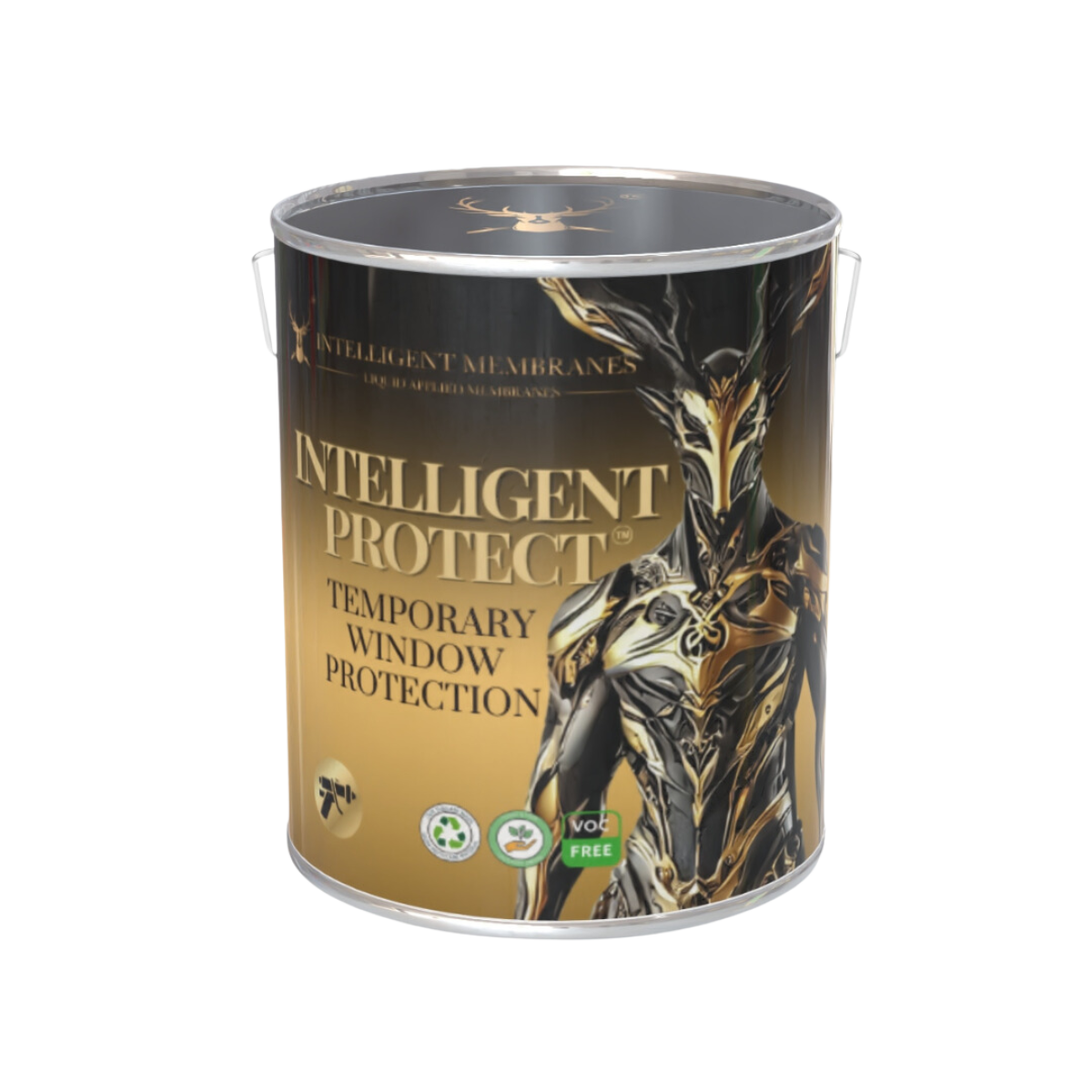 Spray window protection that is applied wet and removed when dry and the project is complete