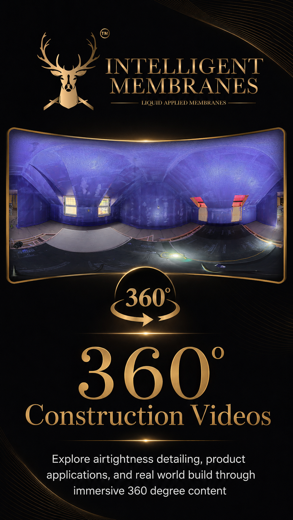 360 degree airtightness videos — Passive Purple on site (mobile)