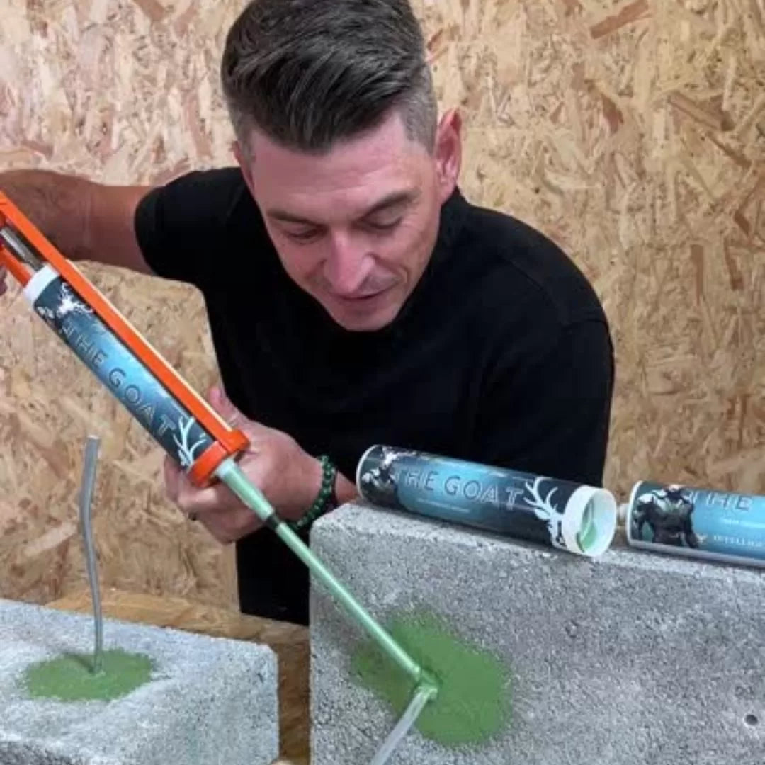 liquid airtight grommet being install