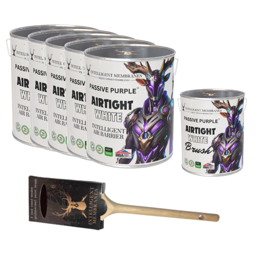 white airtight paint that is liquid applied and for any form of construction