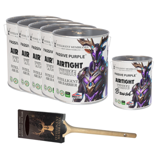 white airtight paint that is liquid applied and for any form of construction