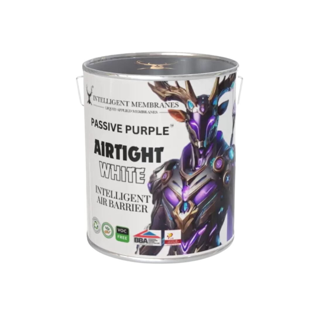 A can of White Airtight paint