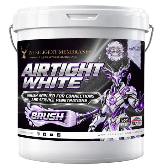 Airtight White Brush - Home Pack (6.9kg) - Vapour Control Paint - Brush Applied