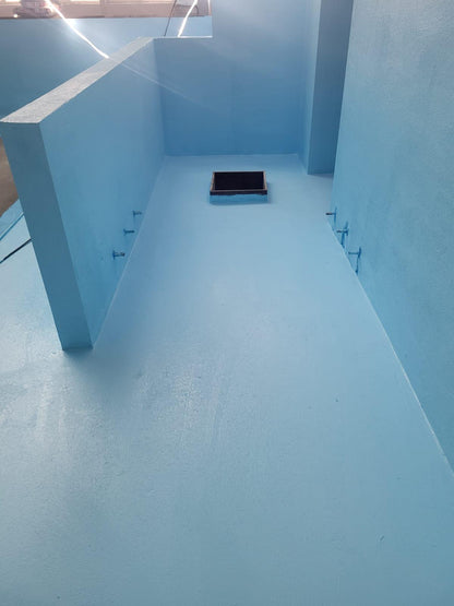 Liquid applied bathroom waterproofing membrane used behind tiles and in wet areas to prevent water damage