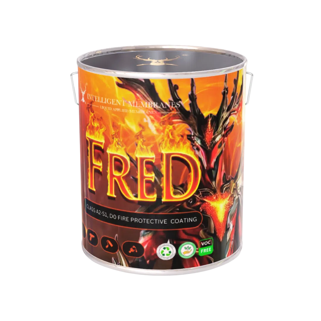 Fire Retardant Thermal Barrier Intumescent Coating (Class A2-S1, D0) Timber and Spray Foam (White)