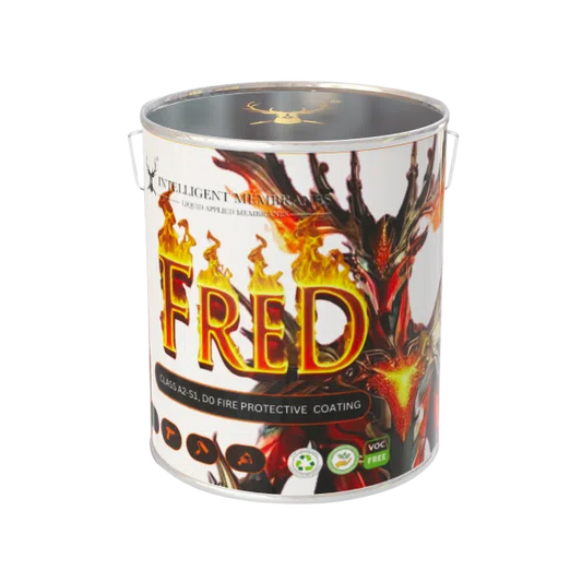 Fire Retardant Thermal Barrier Intumescent Coating (Class A2-S1, D0) Timber and Spray Foam (White)