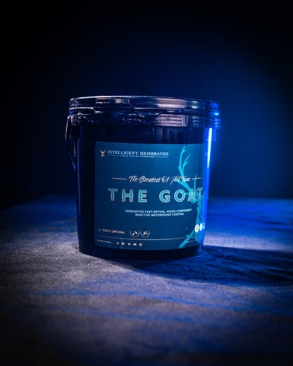 The Goat Flexible Waterproof Coating Paint (7.5KG) – White Brush/Poured