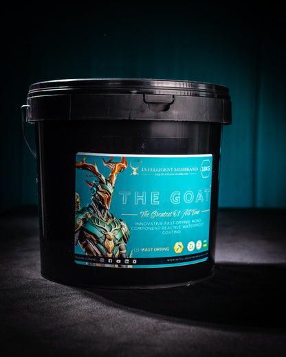 Pintura de revestimiento flexible e impermeable The Goat (18 kg) – Rodillo 