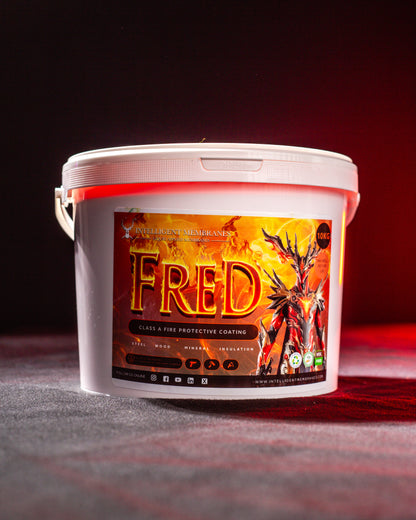 Fire Retardant Thermal Barrier Intumescent Coating (Class A2-S1, D0) Timber and Spray Foam (White)