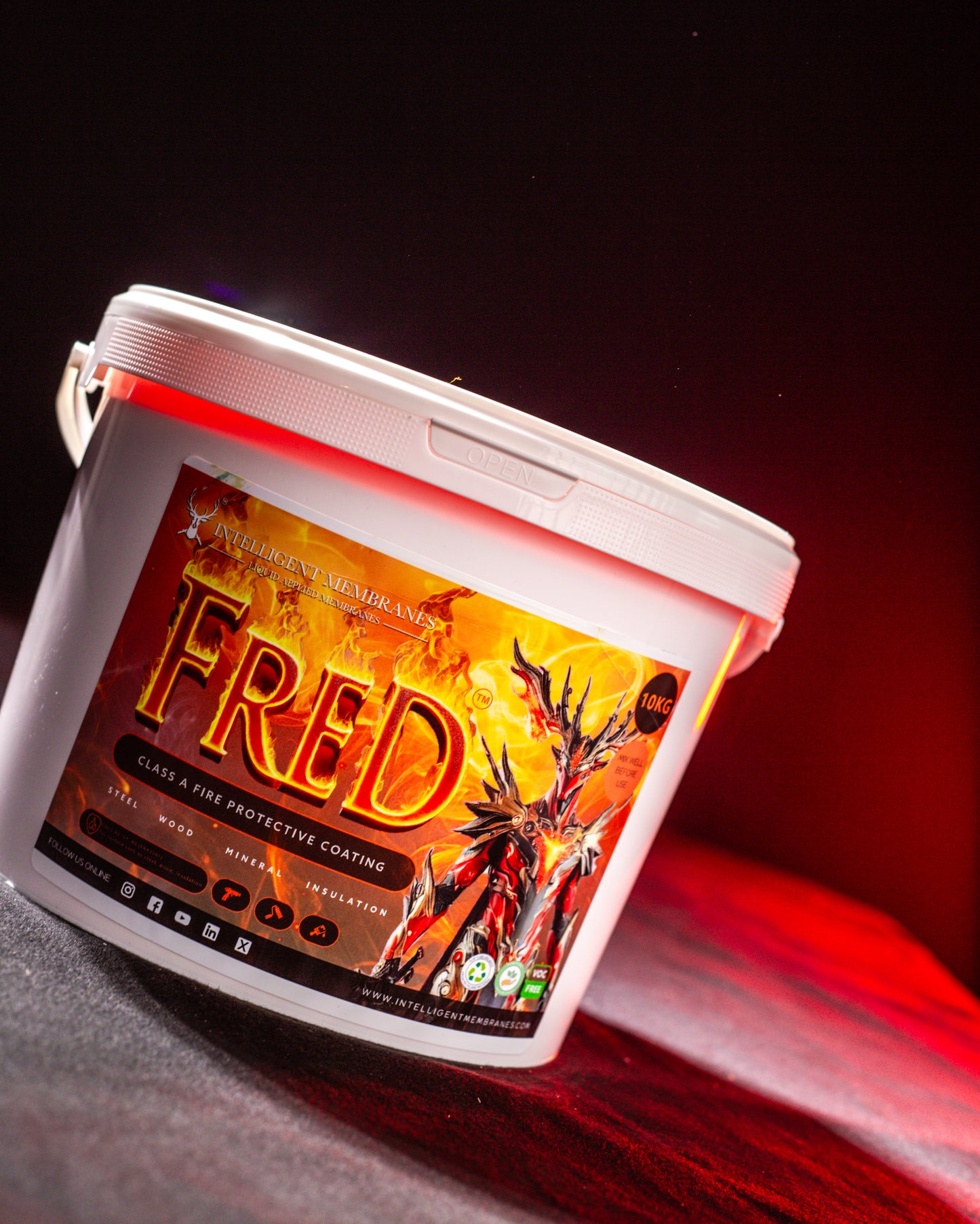 Fire Retardant Thermal Barrier Intumescent Coating (Class A2-S1, D0) Timber and Spray Foam