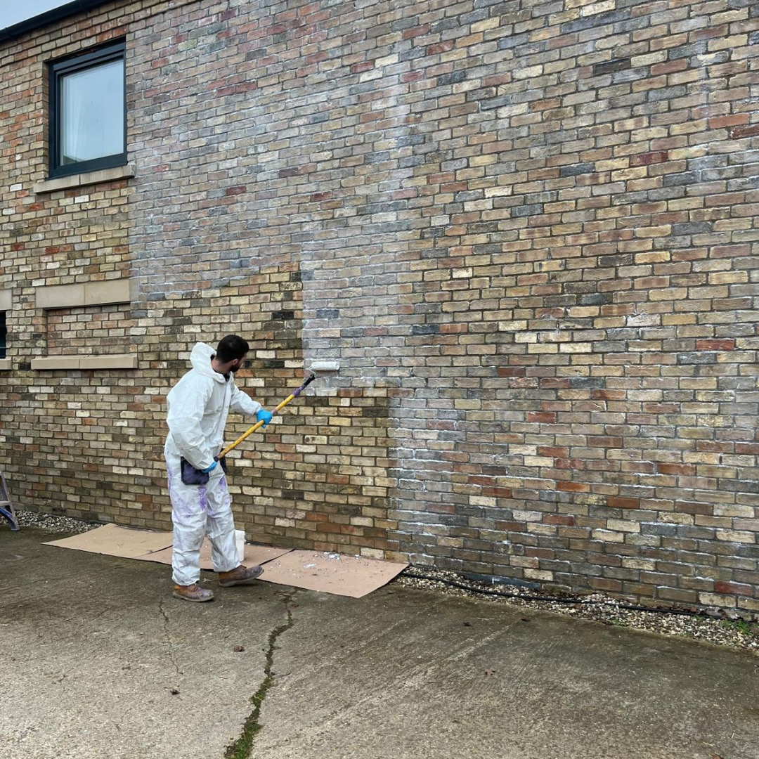 Passivhaus Brickseal - Spray / Roller / Brush applied Weatherproof Masonry Damp Proof Paint