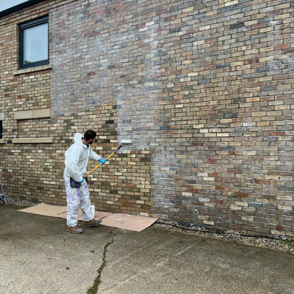 Passivhaus Brickseal - Spray / Roller / Brush applied Weatherproof Masonry Damp Proof Paint