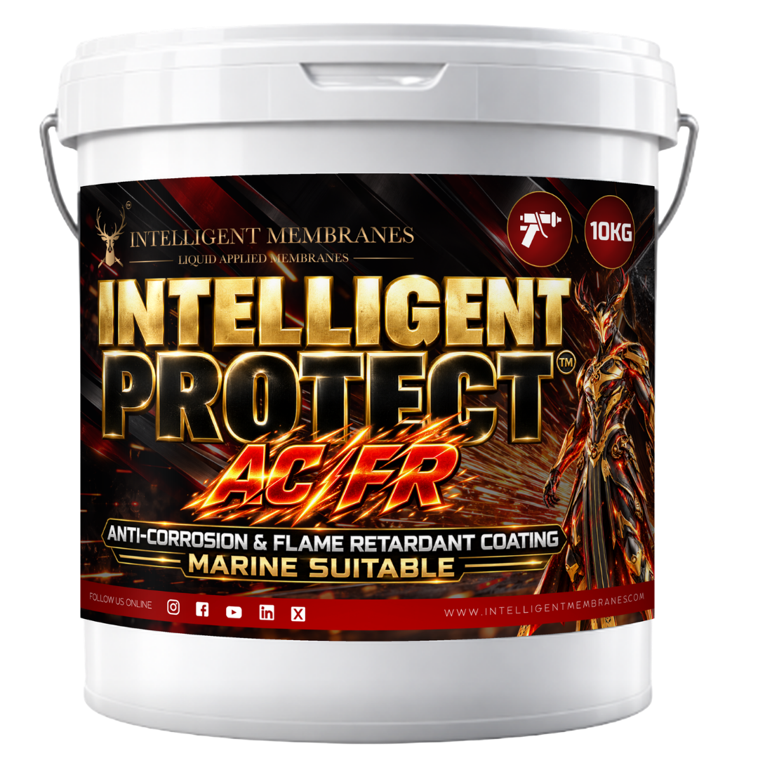 Intelligent Protect AC/FR 10kg  -  Spray Applied Anti-Corrosion & Flame Retardant Coating - Marine suitable