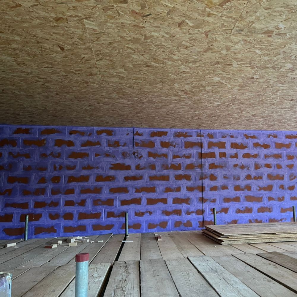 paint brush applied Airtight liquid vapour control