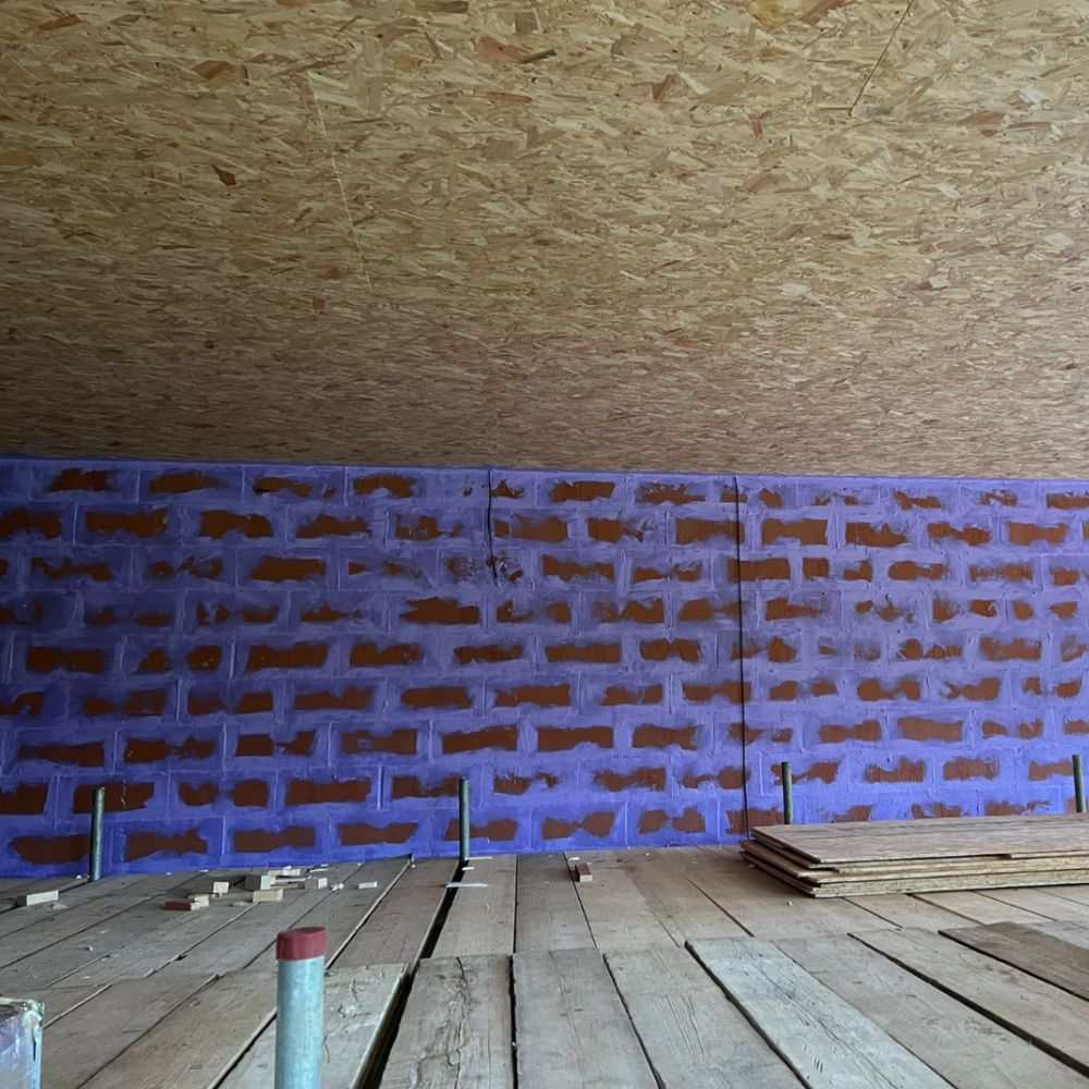 paint brush applied Airtight liquid vapour control