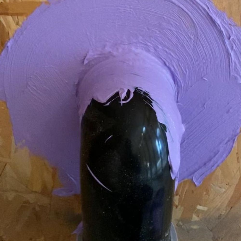 liquid airtight paint that is brush applied to seal wall penetrations like water pipes