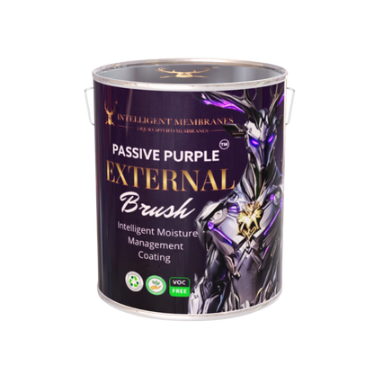 brush applied airtightness that spans large gaps and used externally on a building