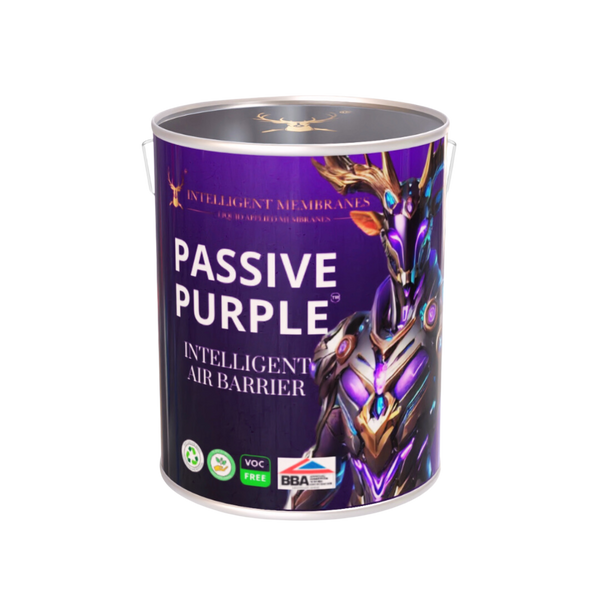 Passive Purple - Vapour Control, Airtight & Smoke Tight Paint  (11.4kg) - Spray / Roller Applied