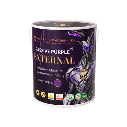 Passive Purple External Airtight Fire Rated Façade Waterproofing Membrane (10kg) - Spray / Roller