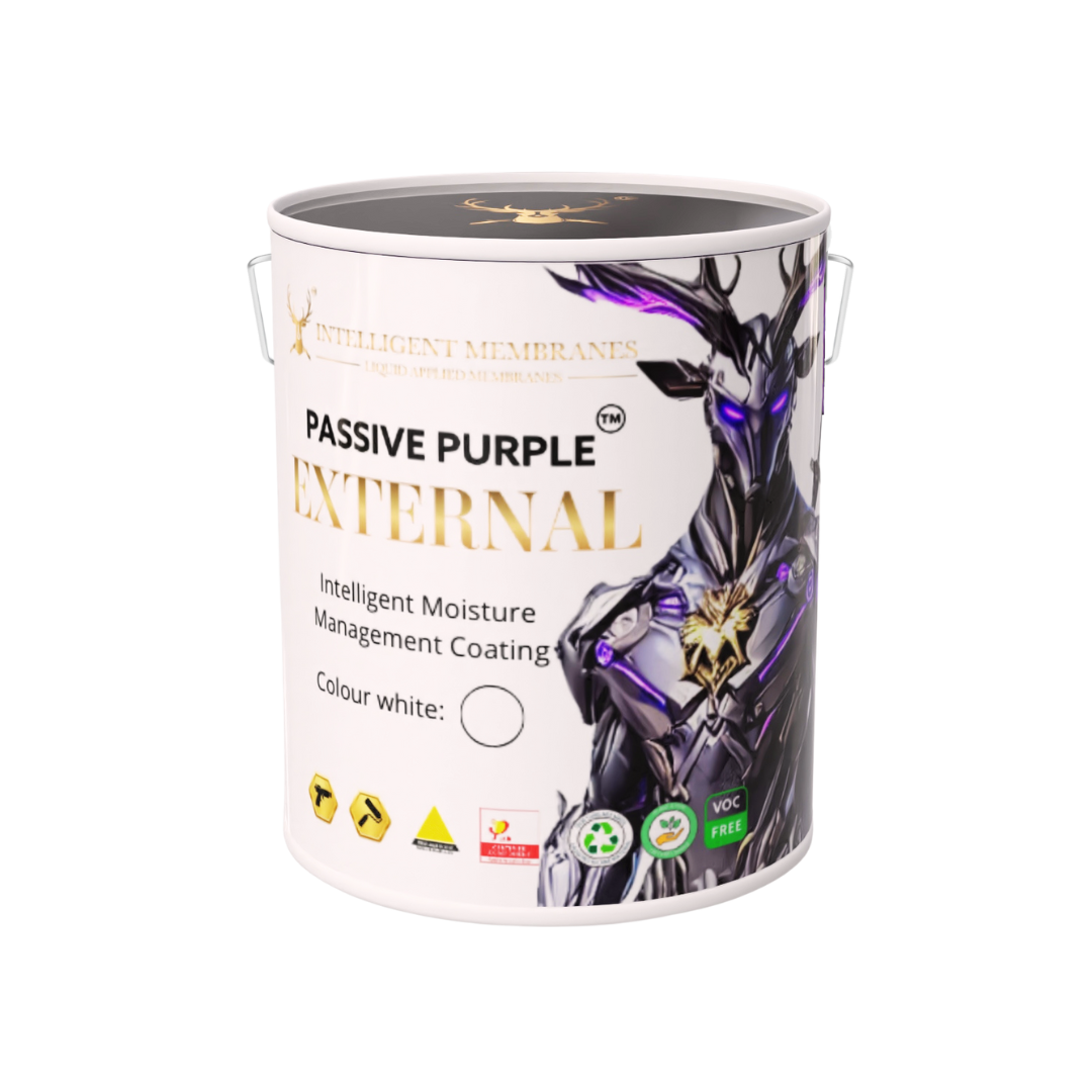 Passive Purple External Airtight Fire Rated Façade Waterproofing Membrane (10kg) - Spray / Roller