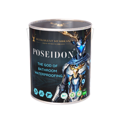 Poseidon is a liquid applied wet room bathroom waterproofing