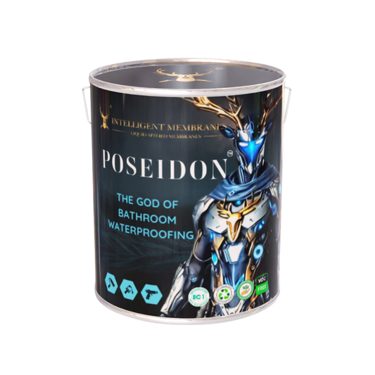Poseidon is a liquid applied wet room bathroom waterproofing
