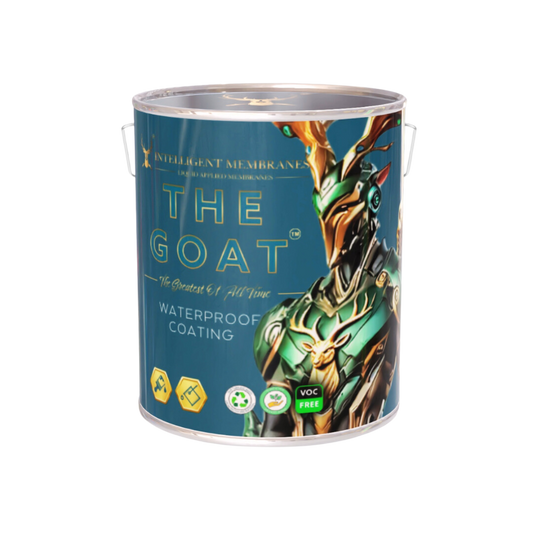 The Goat Flexible Waterproof Coating Paint (7.5KG) – White Brush/Poured