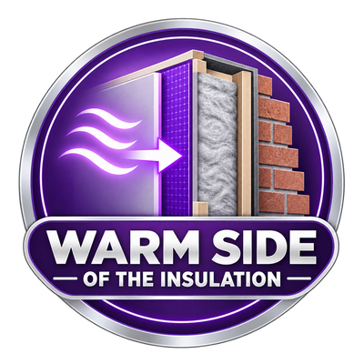 Passive Purple - Vapour Control, Airtight & Smoke Tight Paint  (11.4kg) - Spray / Roller Applied accreditation