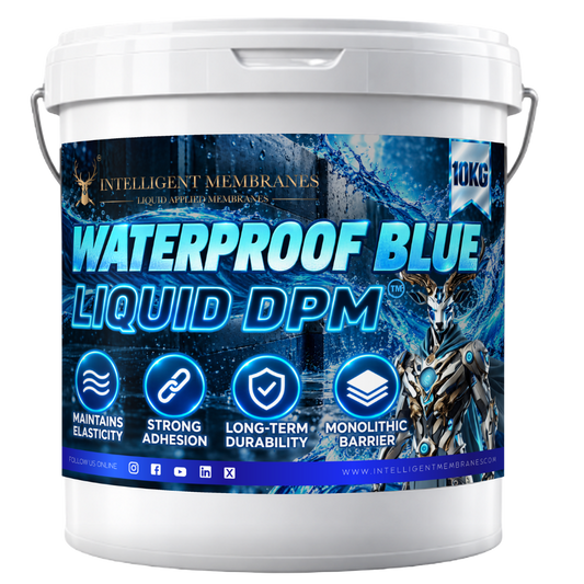 Waterproof Blue Liquid DPM (10KG) - Roller applied liquid DPM