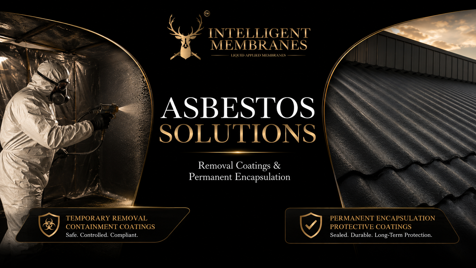Asbestos protection solutions — Soteria spray-applied asbestos encapsulation coating and Surface Pro containment membrane